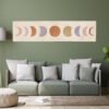 Abstract Art Moon Phase Tapestry Cute Moon Tapestry Wall Hanging for Bedroom Living Room Decor