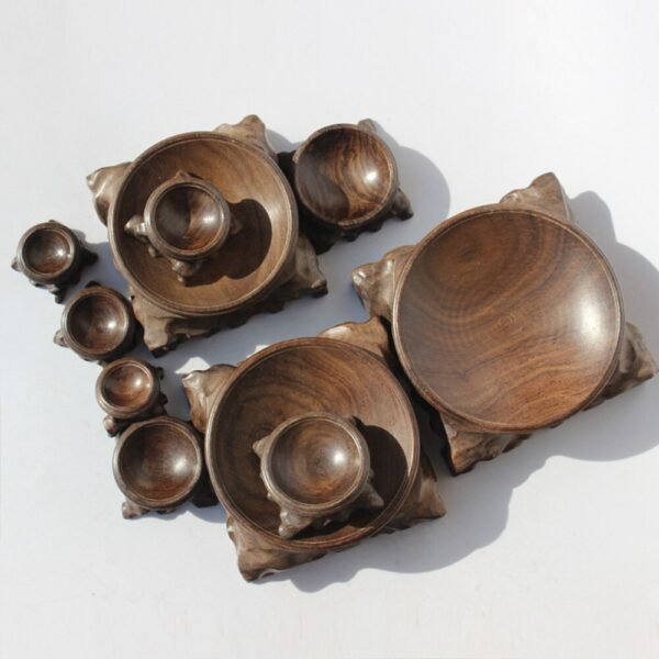 Acid Branch Wood Display Stand Base For Crystal Ball Sphere Globe Stone Home Decoration