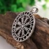 New Magicun Viking~Aegishjalmur Man Amulet Viking  Pendant  Vintage Charm With Best Friend Pendants