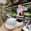 Affable Santa Claus Resin Crafts Crystal Ball Base Magic Sphere Display Stand Office Ornaments Home Decoration Christmas Gifts
