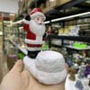 Affable Santa Claus Resin Crafts Crystal Ball Base Magic Sphere Display Stand Office Ornaments Home Decoration Christmas Gifts