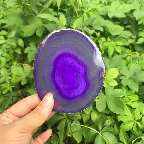 Magicun Crystal~Agate slice Cup set de table rond cup coaster tea coaster table plate mat agate slice coaster stone coasters stone coaster