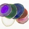 Magicun Crystal~Agate slice Cup set de table rond cup coaster tea coaster table plate mat agate slice coaster stone coasters stone coaster