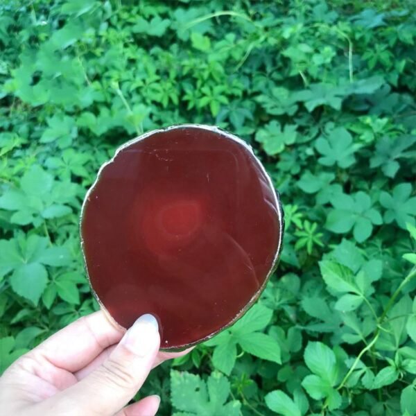 Magicun Crystal~Agate slice Cup set de table rond cup coaster tea coaster table plate mat agate slice coaster stone coasters stone coaster