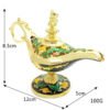 Aladdin Magic Lamp Home Decor Nordic Allah Metal Craft Desktop Decoration Figurines Ornament