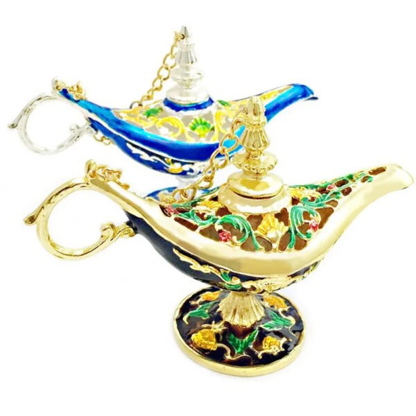 Aladdin Magic Lamp Home Decor Nordic Allah Metal Craft Desktop Decoration Figurines Ornament