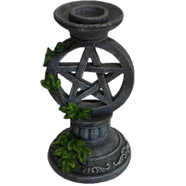 Altar Candlestick Ceremony Candle Holder set Witchcraft Props Table Decoration Goddesses Kore Pentagram Candelabrum Religion Tarot &Divination