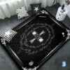 Altar Tarot Card Magic The Gathering Moon Wicca Satanic Area Rug - Goth Decor Spooky Stars and Moon Occult Carpet Witchcraft