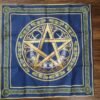 Altar Tarot Cloth For Board games tarot cards tablecloth Cotton and linen Wicca ceremony table cover blanket Pentagram Moon Tarot &Divination