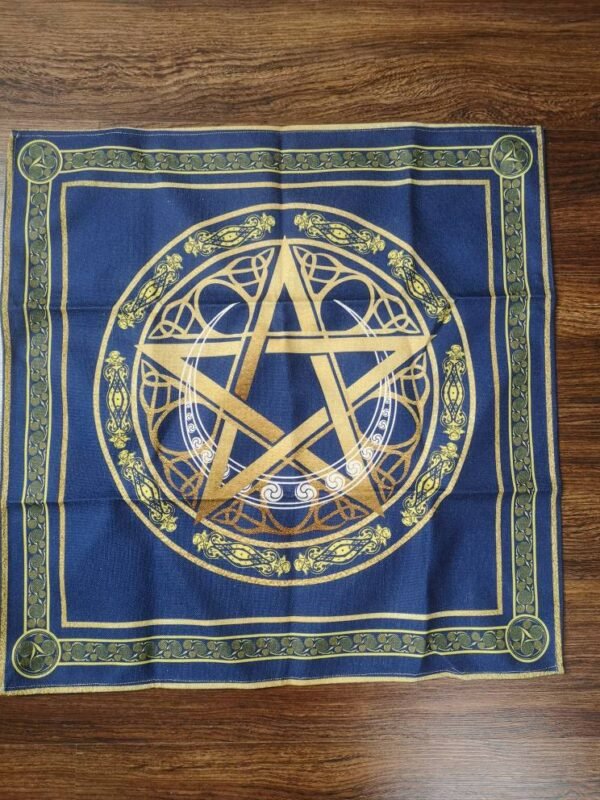 Altar Tarot Cloth For Board games tarot cards tablecloth Cotton and linen Wicca ceremony table cover blanket Pentagram Moon Tarot &Divination