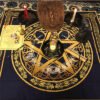 Altar Tarot Cloth For Board games tarot cards tablecloth Cotton and linen Wicca ceremony table cover blanket Pentagram Moon Tarot &Divination