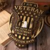 American Veterans Wood Carving Home Decor Room Art Wall Decor Statue Patriot Military Retirement Gift