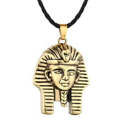 Viking Magic~Ancient Egypt Religious Jewelry Egyptian Pyramid Illuminati Cross Egypt Cat Charm Egyptian Pharaoh Head Pendant Necklaces