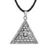 Viking Magic~Ancient Egypt Religious Jewelry Egyptian Pyramid Illuminati Cross Egypt Cat Charm Egyptian Pharaoh Head Pendant Necklaces
