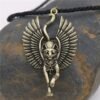 Viking Magic~Ancient Egypt Religious Jewelry Egyptian Pyramid Illuminati Cross Egypt Cat Charm Egyptian Pharaoh Head Pendant Necklaces