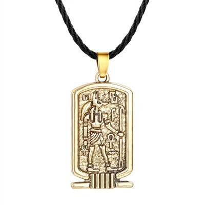 Viking Magic~Ancient Egypt Religious Jewelry Egyptian Pyramid Illuminati Cross Egypt Cat Charm Egyptian Pharaoh Head Pendant Necklaces