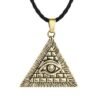 Viking Magic~Ancient Egypt Religious Jewelry Egyptian Pyramid Illuminati Cross Egypt Cat Charm Egyptian Pharaoh Head Pendant Necklaces