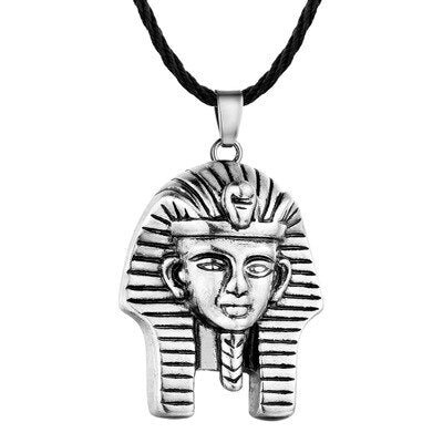 Viking Magic~Ancient Egypt Religious Jewelry Egyptian Pyramid Illuminati Cross Egypt Cat Charm Egyptian Pharaoh Head Pendant Necklaces