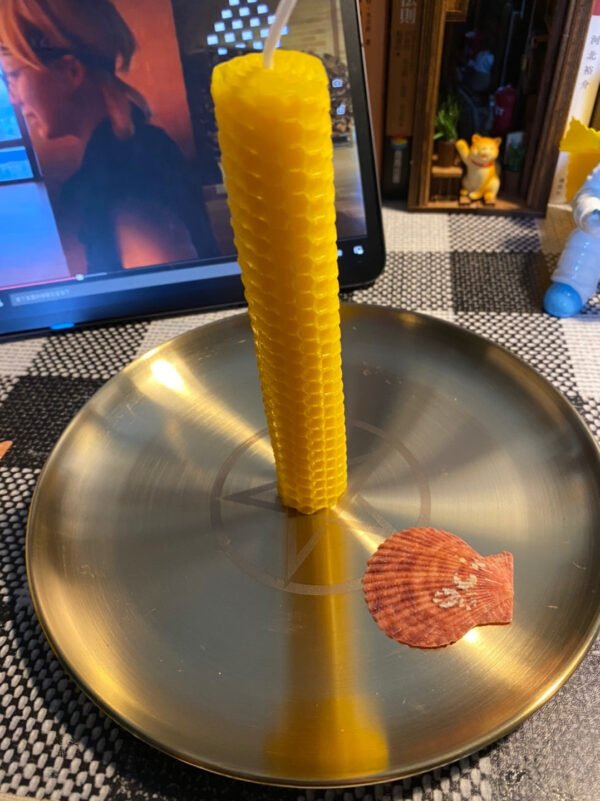 Astrology Pentagram Candlestick Table Altar Plate Candles Tile Divination Wicca Candleholder Ritual Tray witchcraft supplies Tarot &Divination