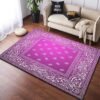Bandana Pattern Area Rugs Carpet Runners Area Rug