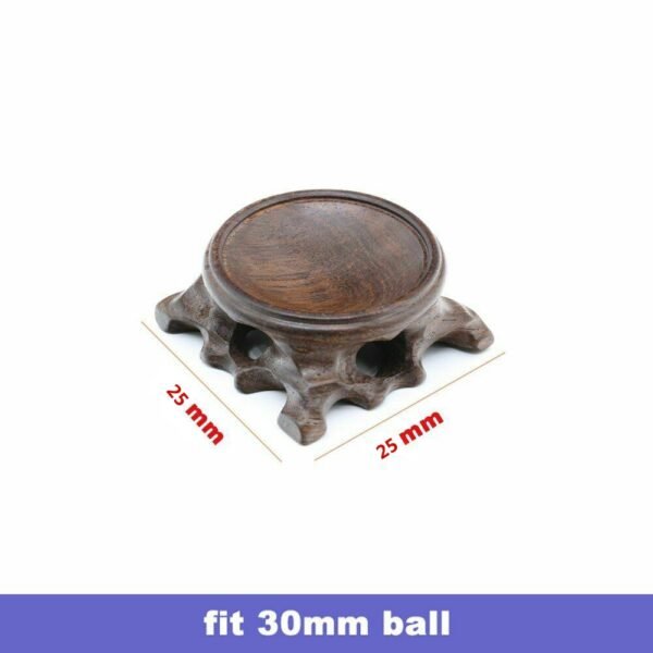 Black Branch Wooden Display Stand Base Crystal Ball Glass Globe Holder Photography Len Props Crafts Ornaments