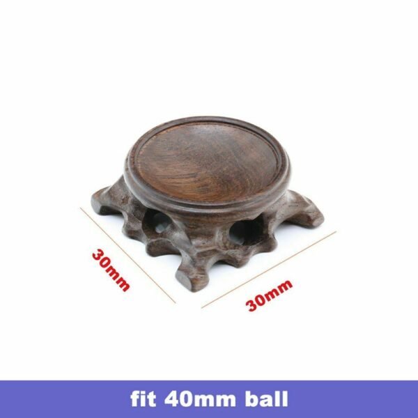 Black Branch Wooden Display Stand Base Crystal Ball Glass Globe Holder Photography Len Props Crafts Ornaments