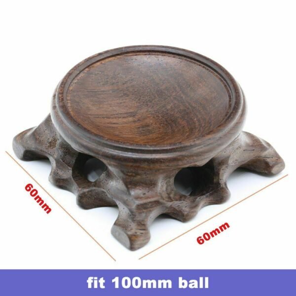 Black Branch Wooden Display Stand Base Crystal Ball Glass Globe Holder Photography Len Props Crafts Ornaments