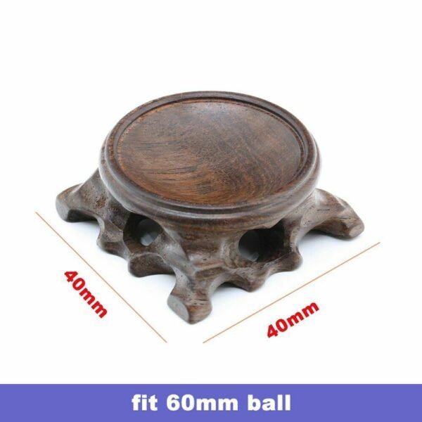 Black Branch Wooden Display Stand Base Crystal Ball Glass Globe Holder Photography Len Props Crafts Ornaments