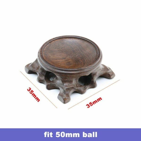 Black Branch Wooden Display Stand Base Crystal Ball Glass Globe Holder Photography Len Props Crafts Ornaments