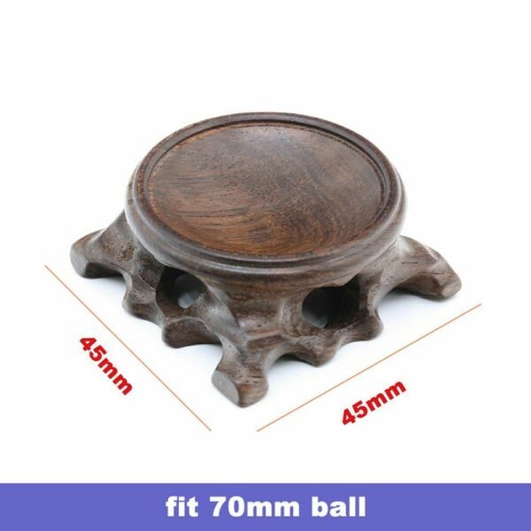 Black Branch Wooden Display Stand Base Crystal Ball Glass Globe Holder Photography Len Props Crafts Ornaments
