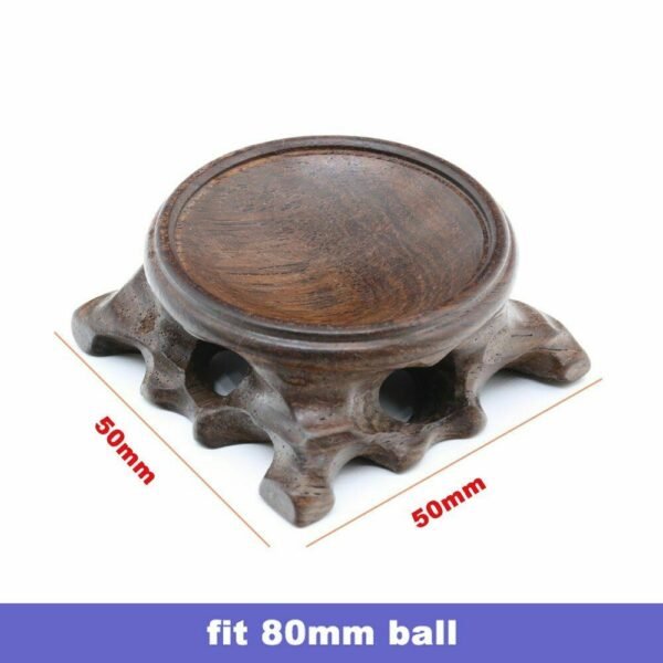 Black Branch Wooden Display Stand Base Crystal Ball Glass Globe Holder Photography Len Props Crafts Ornaments