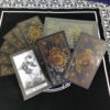 Black Phnom Penh Tarot Gift Box Luxury Set Gold Foil Hot Stamping PVC Waterproof Board Game Card Divination Luster