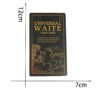 Black Phnom Penh Tarot Suit Table Game 12 * 7cm Paper Guide Divination Prediction Waterproof High-end Astrology Board Game