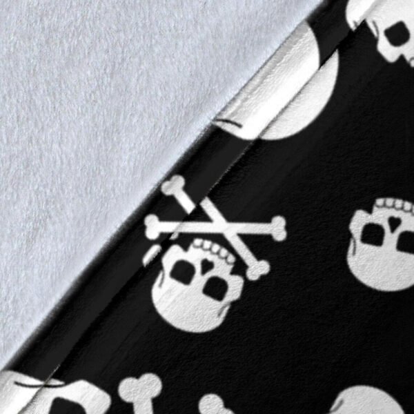 Black & White Skull Blanket 3D Printed Blanket Flannel Blanket Throw Blanket Soft Sofa Blanket