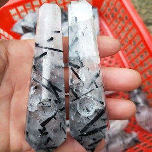 Magicun Crystal~Black hair crystal black tourmaline mouthpiece