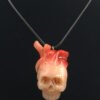 Blood Skull Necklace, Skull Pendant, Skull Gift, Skull Jewelry, Skull Lovers, Gothic Skull. Halloween