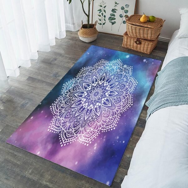 Bohemian Mandala Carpets Large for Living Room Galaxy Boho Floor Mat Home Decor alfombra