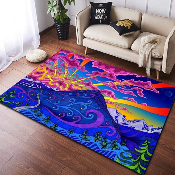 Pangan Wicca Bomian Modern Geometry Large Carpet Area Rug  Decor Gift Living Room Hallway Entrance Doormat