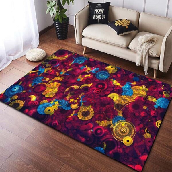 Pangan Wicca Bomian Modern Geometry Large Carpet Area Rug  Decor Gift Living Room Hallway Entrance Doormat
