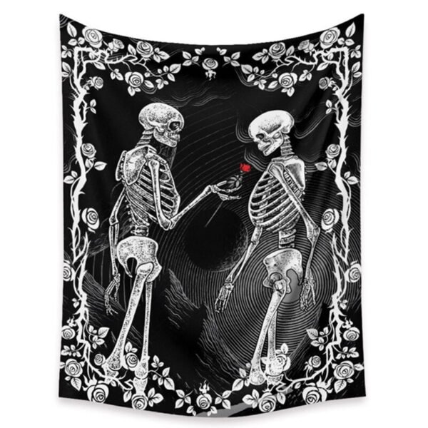 Bohemian Skull Tapestry Background Tapestry 3D Print Wall Hanging Blanket