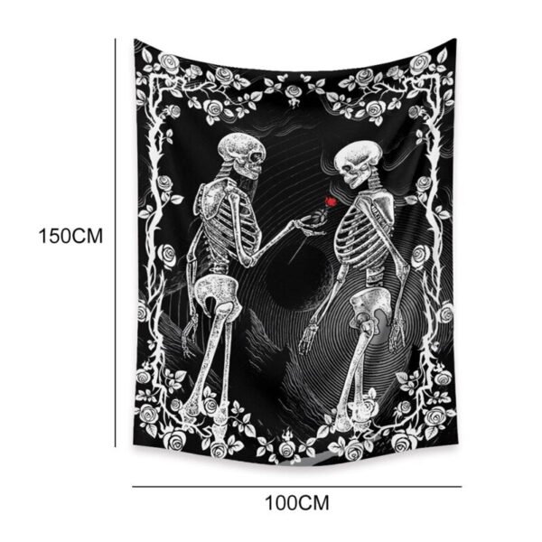 Bohemian Skull Tapestry Background Tapestry 3D Print Wall Hanging Blanket
