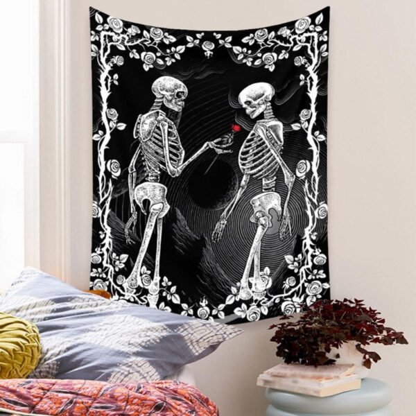 Bohemian Skull Tapestry Background Tapestry 3D Print Wall Hanging Blanket