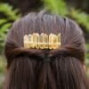Boho Raw crystal headband witch rainbown crystal headband bridal party  princess girl honey gift