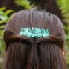 Boho Raw crystal headband witch rainbown crystal headband bridal party  princess girl honey gift