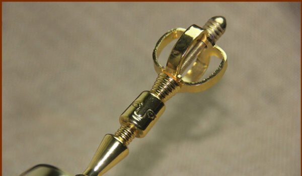 Brass  Altar Bell Supplies triple moon Pentagram Ritual Bells wicca ceremony Divination Astrological tool altar prop Ornaments