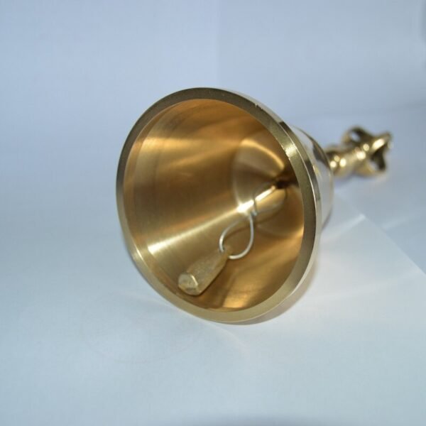 Brass  Altar Bell Supplies triple moon Pentagram Ritual Bells wicca ceremony Divination Astrological tool altar prop Ornaments