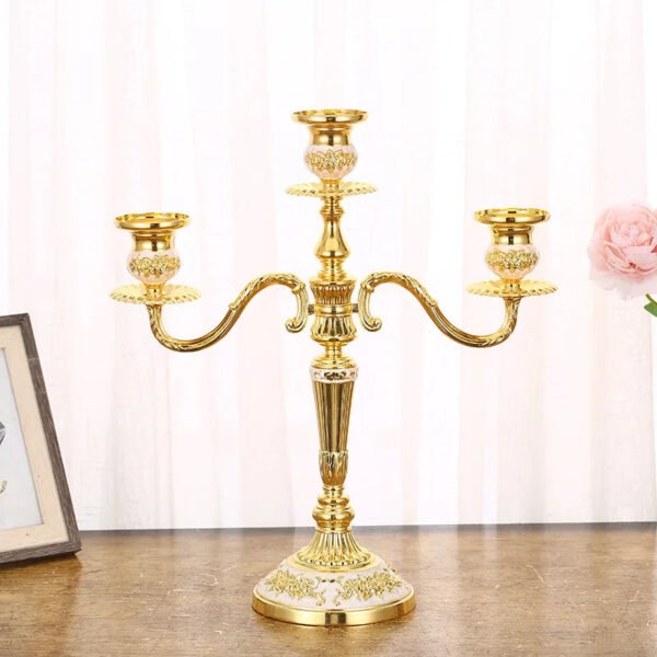 Candle Holder Wedding Decoration Metal Candelabra Home Decor Nordic Dinner Candlestick Festival