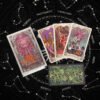 Card Game Gold Foil Tarot Card Bronzing PVC Waterproof Board Game Poker Divination Gift Box Set Luxury Cosmic Gold Color Manual