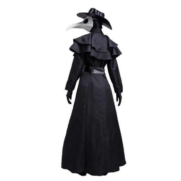 Carnival Halloween Couples Plague Doctor Costume Middle Ages War Nurse Bird Beak Playsuit Cosplay Fancy Party Dress - Cosplay Costumes