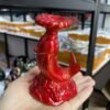 Carp Fish Resin Statue Sculpture Crystal Ball Base Stand Wealth Fortune Lucky Auspicious Home Office Feng Shui Collection Gift